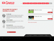 Tablet Screenshot of coeca.com